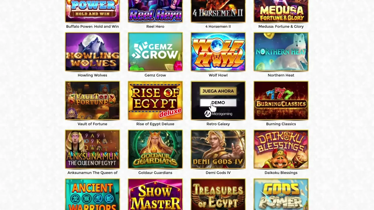 Panel de depósito en un casino online con opciones de pago electrónico