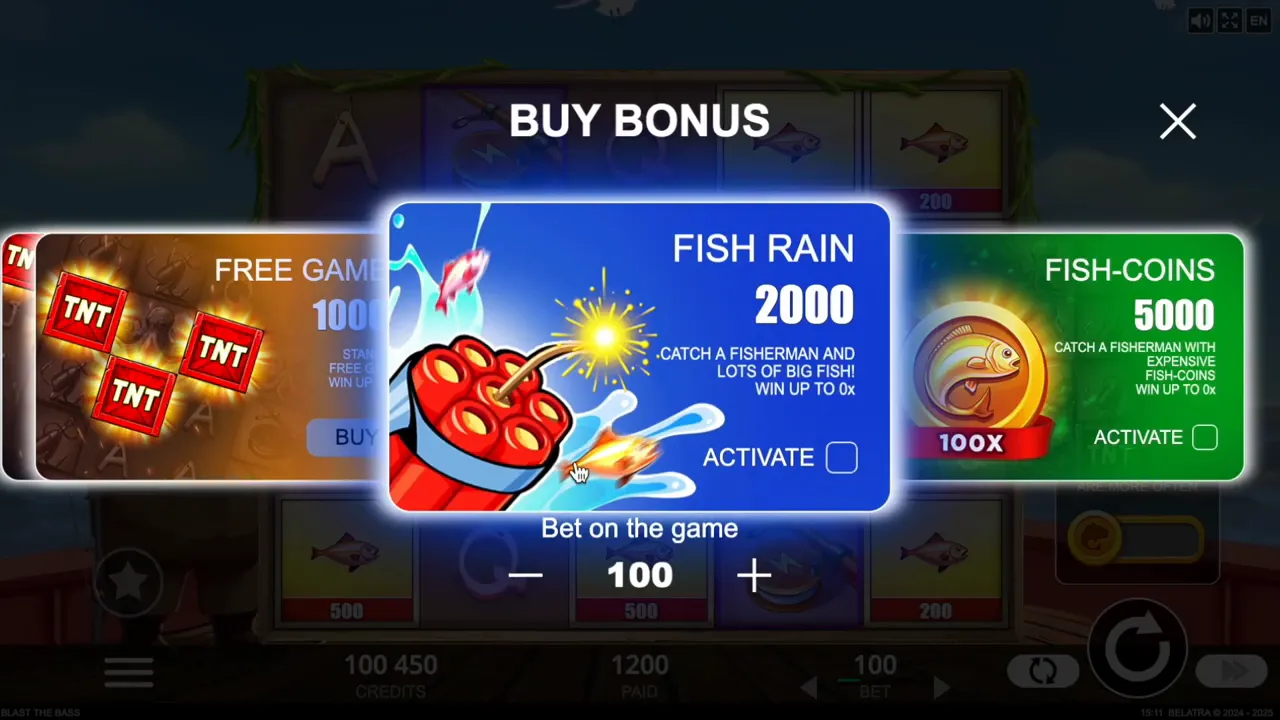 Blast the Bass — Contribución al requisito de apuesta