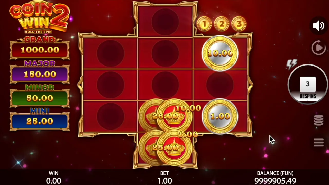 Coin Win 2: Hold the Spin — Cómo jugar