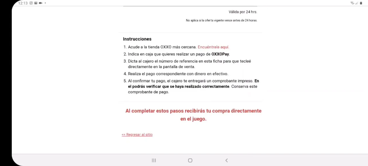 bono de recarga — Cómo hacer un depósito