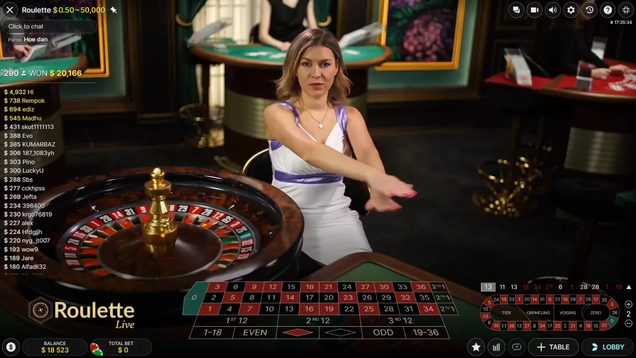 Roulette Live — Los mejores casinos con Neteller